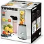 TIROSS Smoothie blender 300 W met 2 drinkflessen van 600 ml en pulsstand