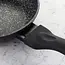 TIROSS Koekenpan 26 cm met marmercoating en deksel voor alle kookplaten