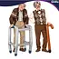 Glimz Opblaasbare Rollator met Wandelstok – Carnaval Verkleedset