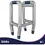 Glimz Opblaasbare Rollator met Wandelstok – Carnaval Verkleedset