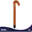 Glimz Opblaasbare Rollator met Wandelstok – Carnaval Verkleedset