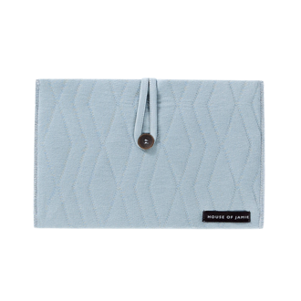 House of Jamie House of Jamie luieretui geometry jacquard jade green