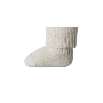 mp Denmark mp Denmark anklesock cotton rib (533) creme melange (499)
