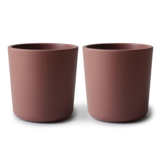 Mushie Mushie Cup set of 2 woodchuck Mushie Mushie Cup set of 2 woodchuck