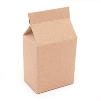 Melkdoosje kraft (13 stuks)