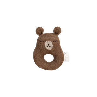 main sauvage main sauvage rattle teddy nut