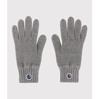 Petit Bateau Petit Bateau tricot handschoenen jongen/meisje grijs