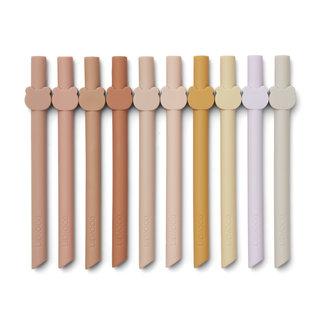 Liewood Liewood Badu straw 10-pack rose multi mix