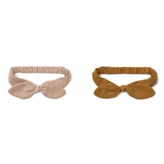 Liewood Liewood Henny headband 2 pack rose mustard mix