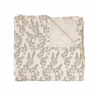 main sauvage main sauvage swaddle 110x110 bay leaves