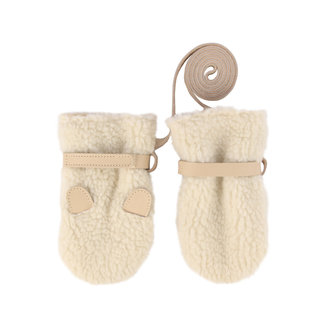 Donsje Donsje Richy Mittens Polar Bear Off White Curly Faux Fur Donsje Donsje Richy Mittens Polar Bear Off White Curly Faux Fur