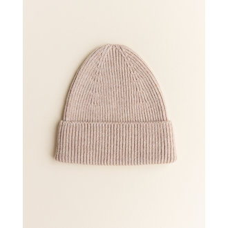 Hvid Hvid Beanie Fonzie sand Hvid Hvid Beanie Fonzie sand