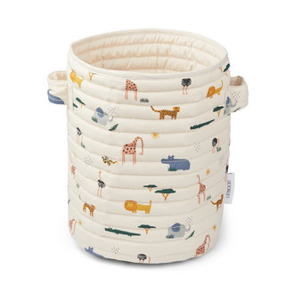 Liewood Liewood Ally quilted basket safari sandy mix Liewood Liewood Ally quilted basket safari sandy mix