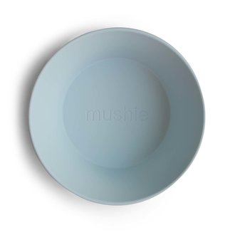 Mushie Mushie round bowls (set of 2) powder blue