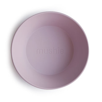 Mushie® Round Dinnerware Bowl Set of 2 Vanilla