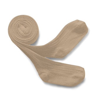 Collégien Collégien Louise Ribbed Tights Petite Taupe Collégien Collégien Louise Ribbed Tights Petite Taupe