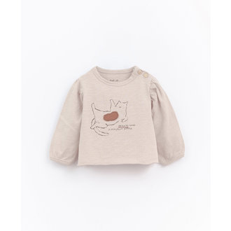 Play Up Play Up PA02 flamé jersey ls t-shirt oat