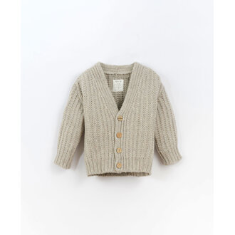 Play Up Play Up knitted jacket oat