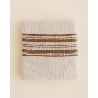 Hvid Hvid Blanket Gilbert silver / walnut