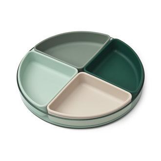 Liewood Liewood Shawn divider plate Peppermint multi mix