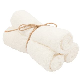 Timboo Timboo gastendoek (3 st.) daisy white Timboo Timboo gastendoek (3 st.) daisy white