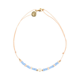 Buho Buho necklace smile bluette