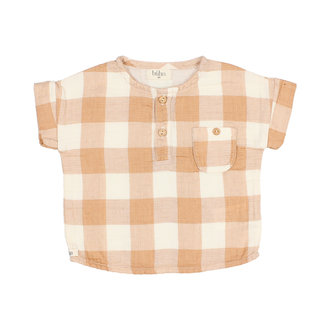 Buho Buho gingham shirt caramel