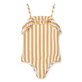 Liewood Liewood Josette swimsuit Stripe Yellow mellow / White
