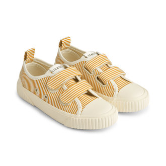 Liewood Liewood Kim Canvas shoe Stripe yellow mellow / Creme de la creme Liewood Liewood Kim Canvas shoe Stripe yellow mellow / Creme de la creme