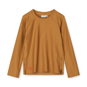 Liewood Liewood Noah Printed Longsleeve Swim Tee Golden caramel