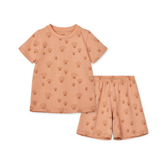 Liewood Liewood Ilford printed pyjamas set Seashell / Pale tuscany