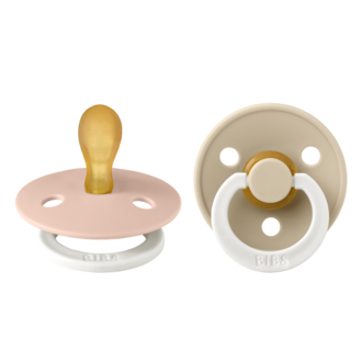 BIBS BIBS SYMMETRICAL glow T1 0-6M vanilla/blush