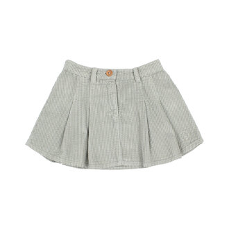 Buho Buho box pleat skirt eucalyptus