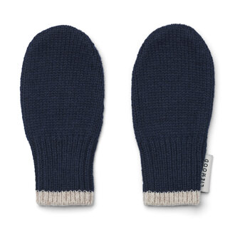 Liewood Liewood Pipi Mittens Classic Navy / Sandy Melange Liewood Liewood Pipi Mittens Classic Navy / Sandy Melange