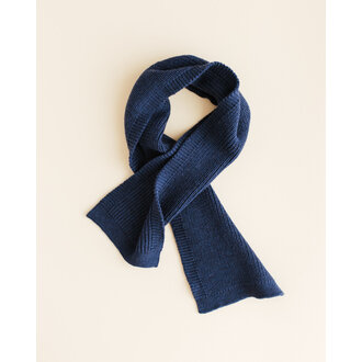 Hvid Hvid Scarf Gustave blue