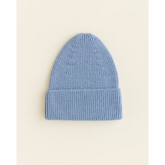 Hvid Hvid Beanie Fonzie light blue Hvid Hvid Beanie Fonzie light blue