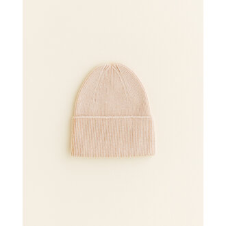 Hvid Hvid Beanie Fonzie newborn oat