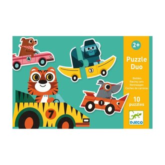 Djeco Djeco Puzzel Duo Racewagens