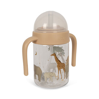 Konges Slojd Konges Slojd drinking bottle with handle safari