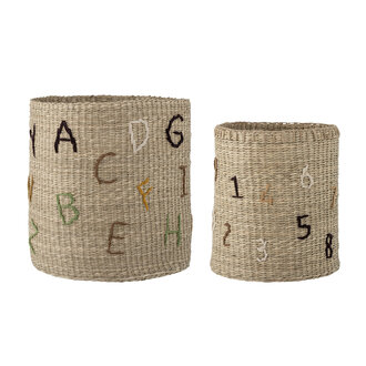 Bloomingville Bloomingville Dinne Basket Nature Seagrass Set of 2
