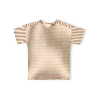 Nixnut Nixnut Com Tshirt Caramel Stripe