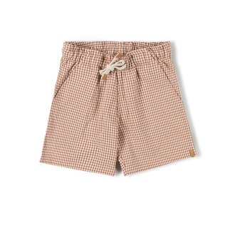 Nixnut Nixnut Bunk Short Caramel Checkered