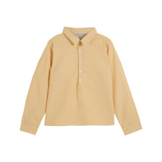 Emile et Ida Emile Et Ida kurta vichy jaune