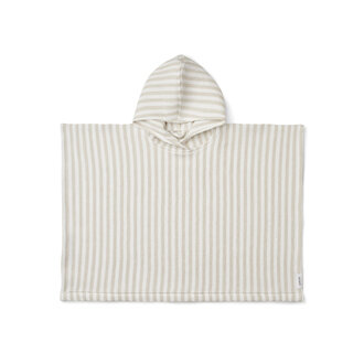 Liewood Liewood Paco Poncho stripes Crisp white / Sandy