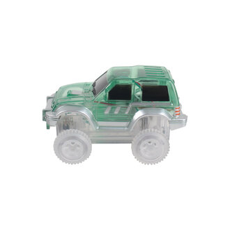 Cleverclixx Cleverclixx Race Track Car Pastel Green