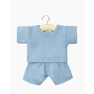 Minikane Minikane Vito t-shirt and shorts set denim