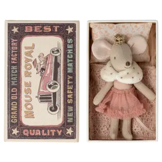 Maileg Maileg Princess mouse Little sister in matchbox Maileg Maileg Princess mouse Little sister in matchbox