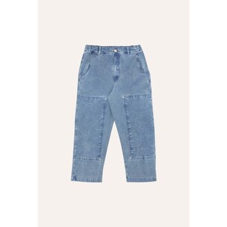 The Campamento The Campamento Blue Washed Kids Trousers