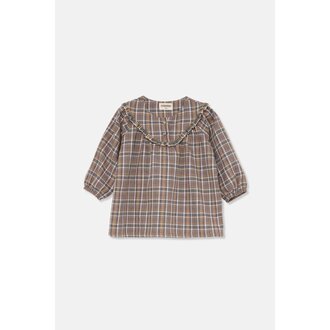 My Little Cozmo My Little Cozmo Recycled plaid baby dress Grey