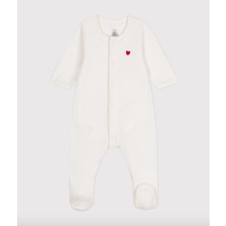 Petit Bateau Petit Bateau A0AS9 bodyjama white
